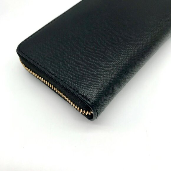 Michael Kors Black Leather Jet Set Large Flat Multifunction Smartphone Wristlet - Picture 6 of 12